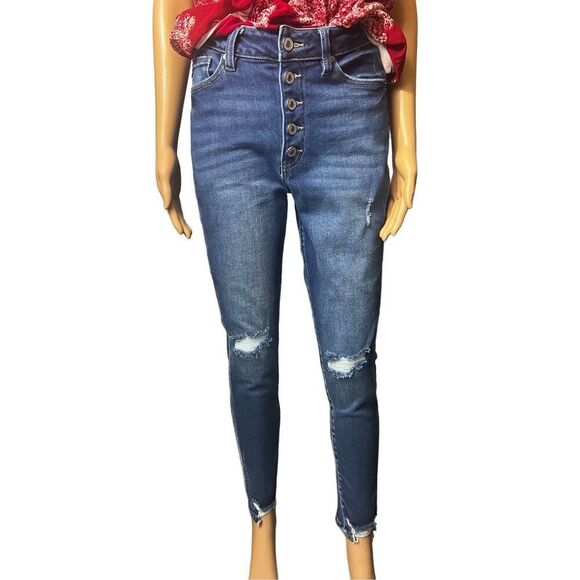 KanCan Denim - Kancan 🌻distressed button fly skinny jeans 9/28